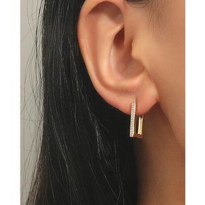 18K Gold Plated Geometric Earrings